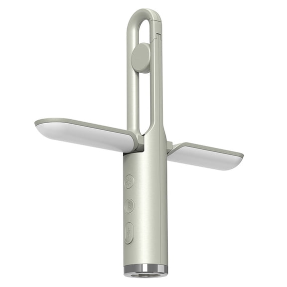 VortexBeam Elite Foldable Camping Light, Revolutionary 360 ° Wide-Angle LED Lantern with High-Capacity Battery, Smart Portable Work Light for Hiking and Home Power Outage, USB Rechargeable