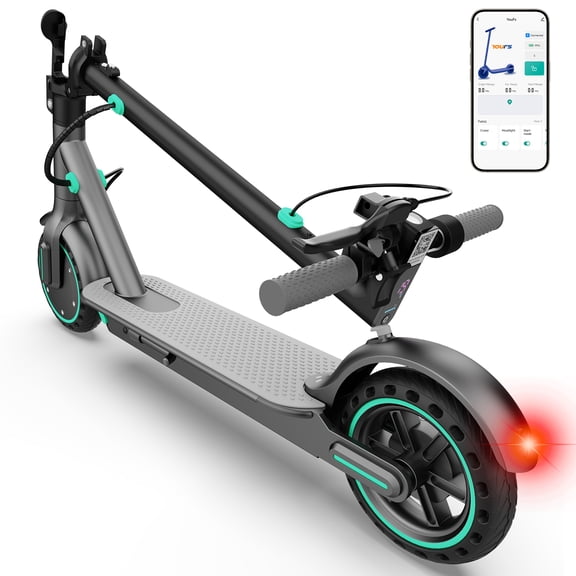 VortexRider 350W Electric Scooter for Adults,19MPH, 16Mile Range, 8.5" Solid Tires, Foldable Portable E-Scooter for Commute