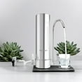 thumbnail image 1 of Vortopt F7 100% Stainless Steel Countertop Water Filter System, 5-Stage Faucet Water Filter, Removes 99% of Chlorine, Heavy Metals, Water Sediment Filter, 8000 Gallons Capacity (1 Filter Included), 1 of 9