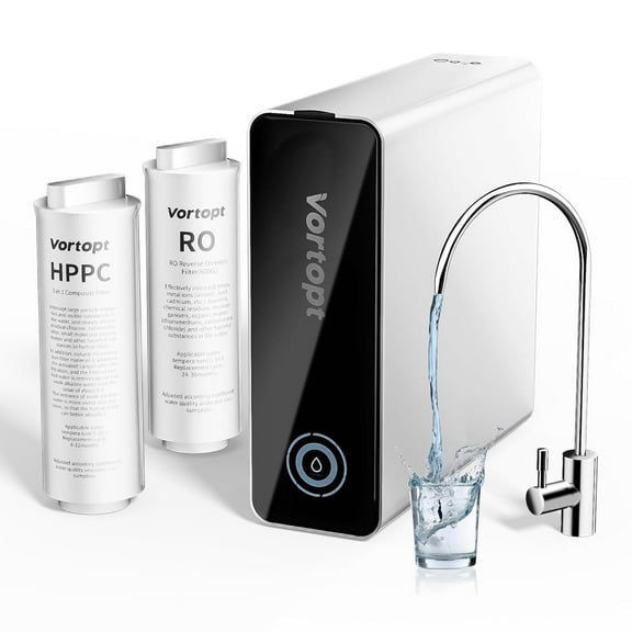 Vortopt R1 7-Stage Alkaline Mineralization Undersink Reverse Osmosis Water Filtration System