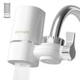 thumbnail image 1 of Vortopt T1 Faucet Water Filter, Chrome White 5-Stage Filtration for Kitchen Sink, 1 Count, 1 of 6
