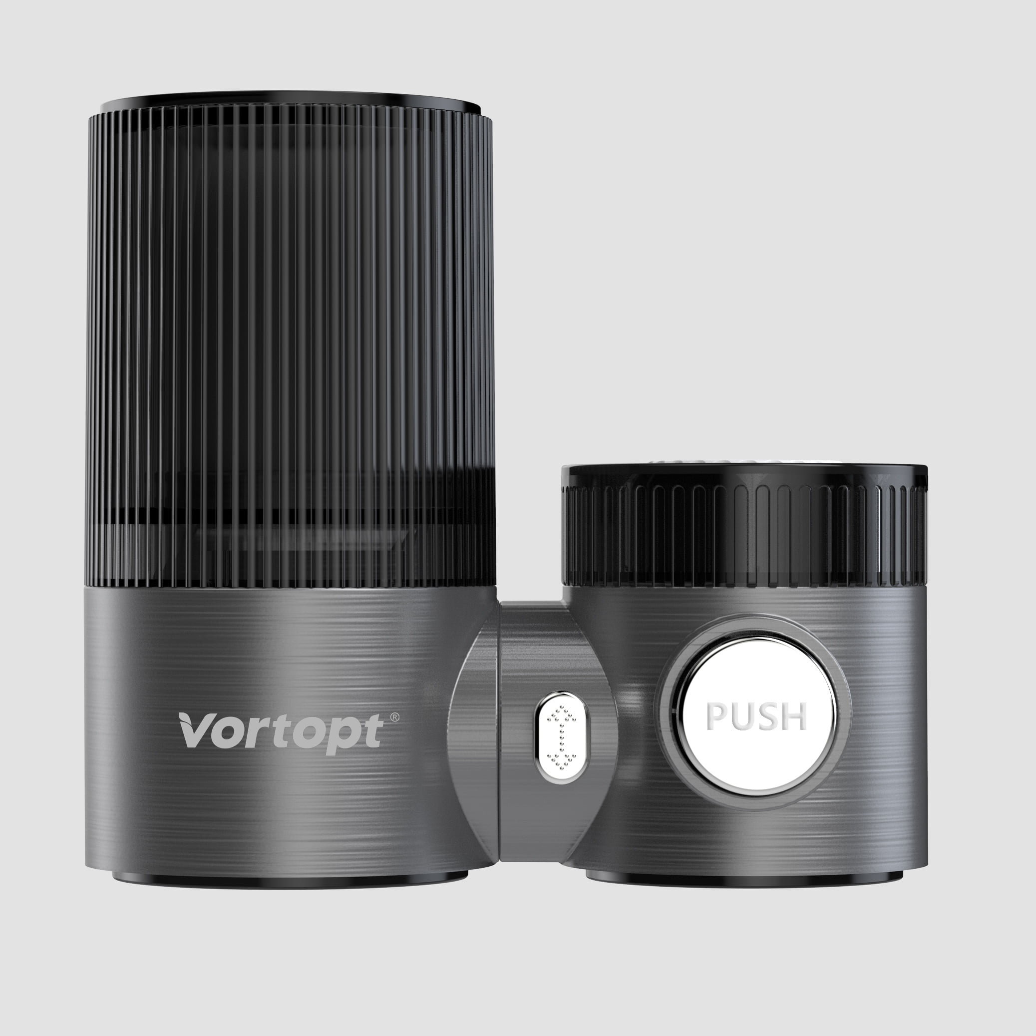 Vortopt T6-ACF Faucet Water Filter, Black, 5-Stage Filtration for Kitchen Sink, 1 Count