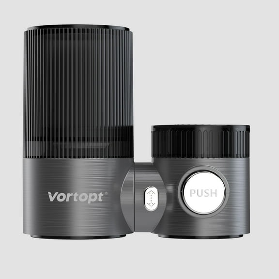 Vortopt T6-ACF Faucet Water Filter, Black, 5-Stage Filtration for Kitchen Sink, 1 Count