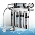 thumbnail image 1 of Vortopt U1 Ultrafiltration Under Sink Water Filter 0.01 Micron, Water Filtration System with Faucet, 1 of 10
