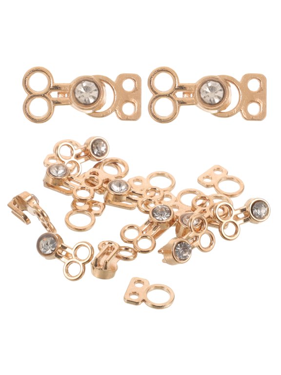 10Pcs Metal Clothing Toggle Buckles for Dress Waistband and Coats