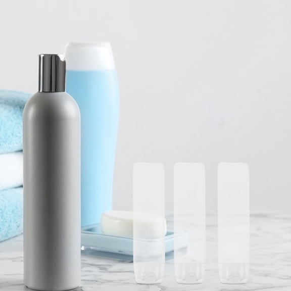Vosarea 10Pcs White Refillable Travel Toothpaste Tubes Plastic Clear Squeeze Bottles