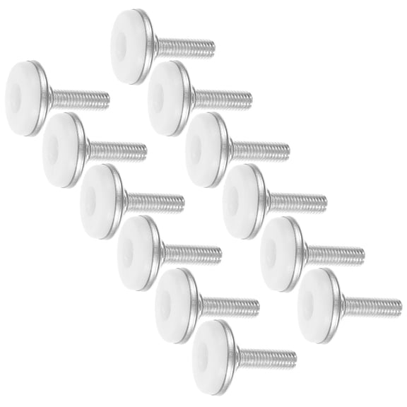 Vosarea 12 PCS Floor Leveler for Wood Furniture Installation - Nylon
