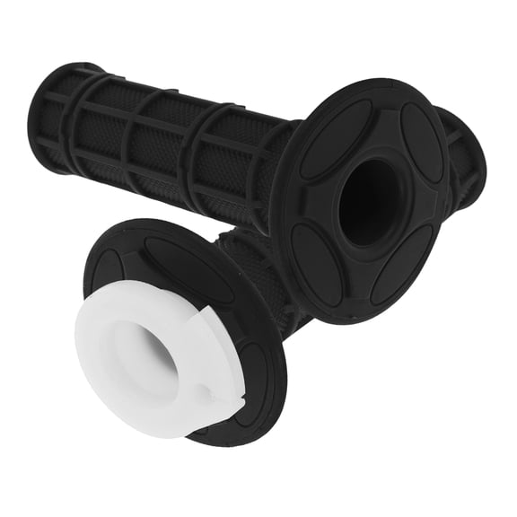 Vosarea 1Pair Motorcycle Handlebar Grip Black Firm Nonslip Motorcycle Accessories for Stable Control