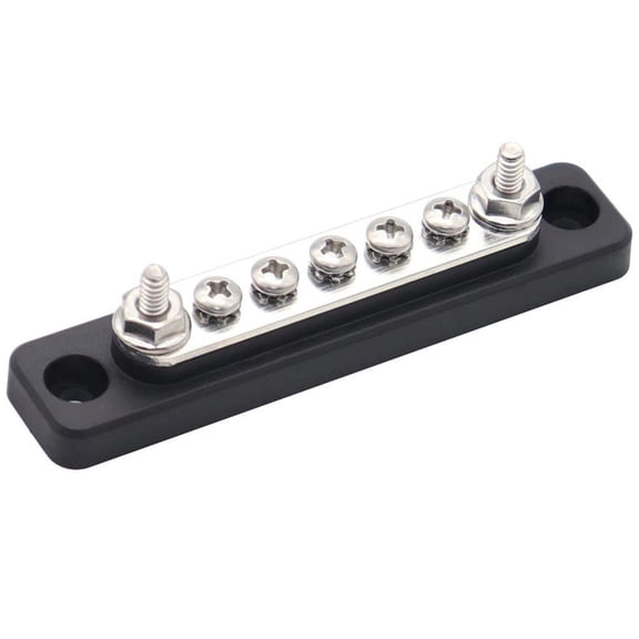 Vosarea 1Pc Bus Bar Block Terminal Distribution for Car Trucks and Boats with Insulating Cover Compatibility