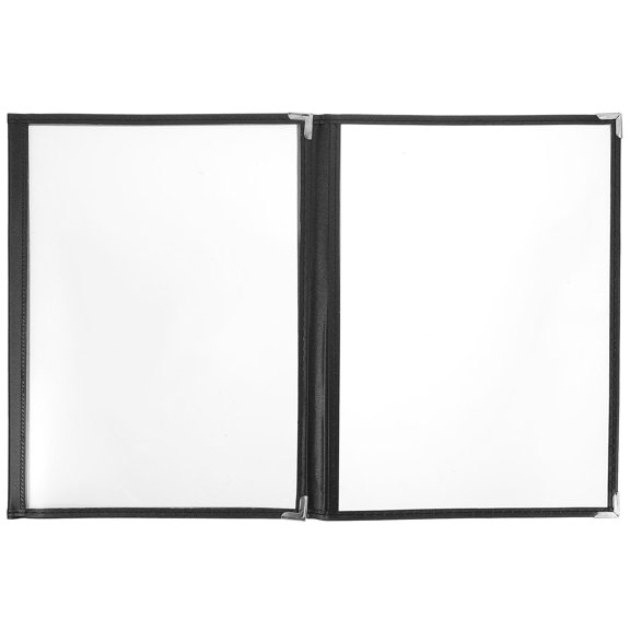 Vosarea 1Pc Clear PVC Menu Binder Cover with Rounded Corners for Easy Reading and Space Saving