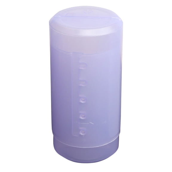 Vosarea 1Pc Travel Makeup Brush Storage Bucket Lavender PVC Storage Container with Divider