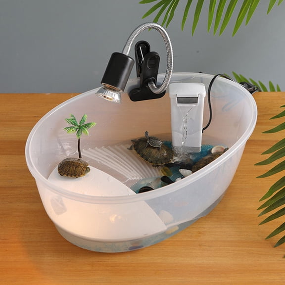 Vosarea 1Pc Reptile Pet Living Box Made of Durable Plastic with Ventilation and Secure Design