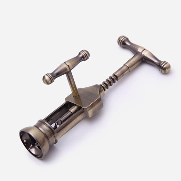 Vosarea 1Pc Strong Brown Wine Corkscrew Opener with Humanized Design and Rust Resistant Material