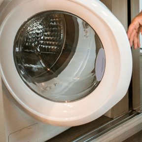 Vosarea 1Set Drum Washing Machine Door Handle Metal Replacement Plated Silver for Home Use