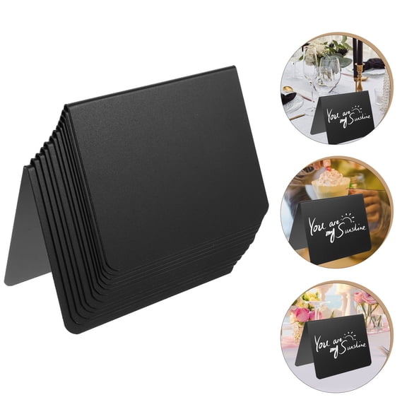 Vosarea 1Set Erasable Chalkboard Sign for Tabletop Messaging Lightweight Portable Memo Board