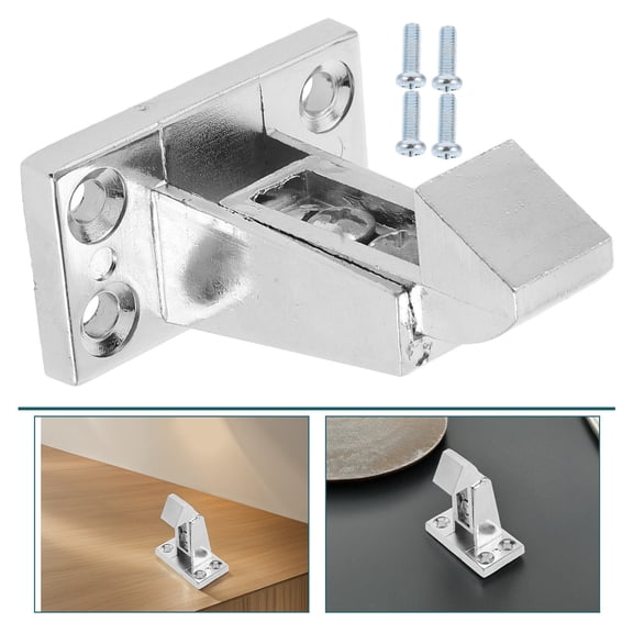 Vosarea Plated Silver Freezer Latch Hook, Heavy Duty Zinc, Simple Design, Sturdy, Adjustable, Easy Install, 1Set