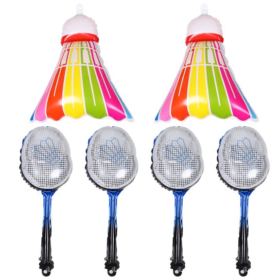 Vosarea 1Set Inflatable Badminton Balloon Party Decor Lightweight Balloon with Unique Design