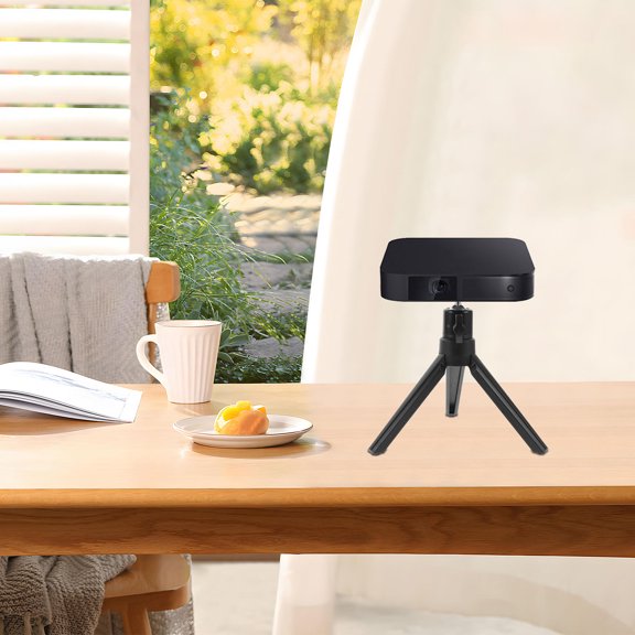 Vosarea 1Set Phone Camera Stand Black Desktop Tripod for Mobile Phone Tablet with Adjustable Angle