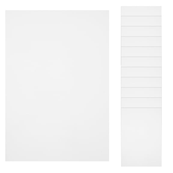 Vosarea 20 Sheets Sticky Paper For Crafts A4 Size White Adhesive Sheets For General Users