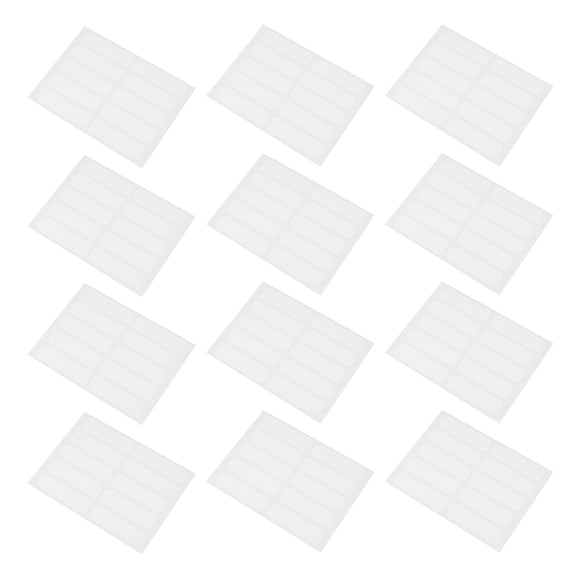 Vosarea 200pcs Writable Labels Fabric Labels White No-Iron Needed for Shoes