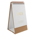Vosarea 2025 Desk Calendar Clock Mini Wall Whiteboards Monthly Desktop