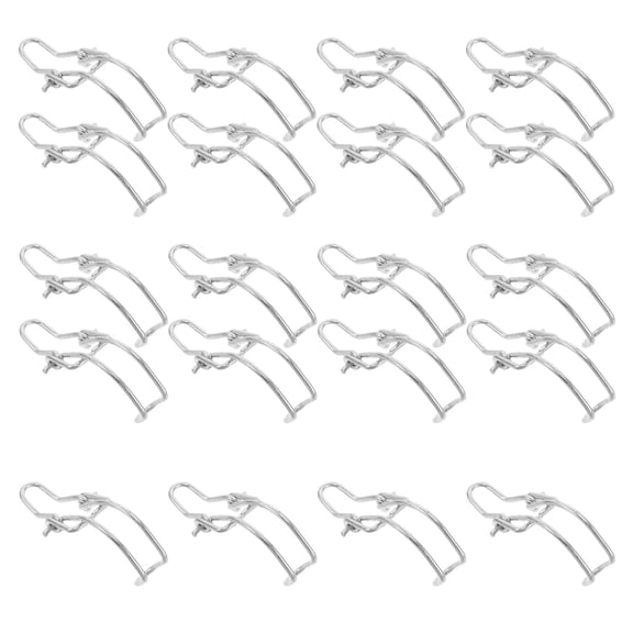Vosarea 20pcs Universal Car Air Filter Housing Retainer Clips Metal Silver