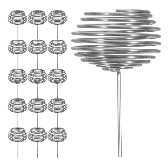Vosarea 20Pcs Plated Silver Bonsai Fertilizer Container for Controlled Release and Gardening Efficiency