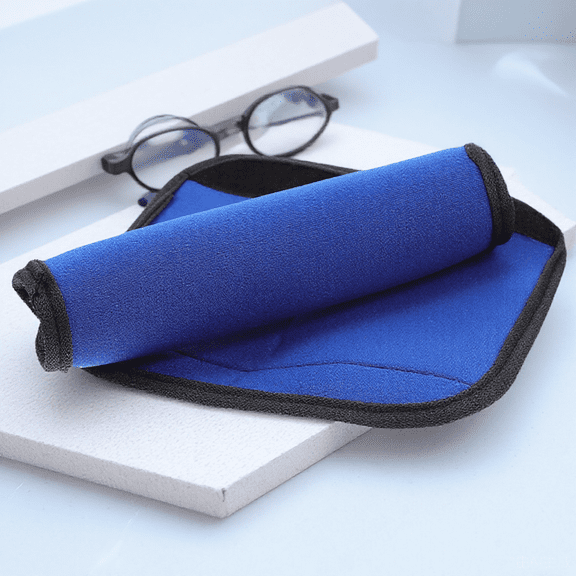 Vosarea 2Pcs Anti Slip Polyester Barbell Sleeve Blue Horizontal Bar Protector for Gym