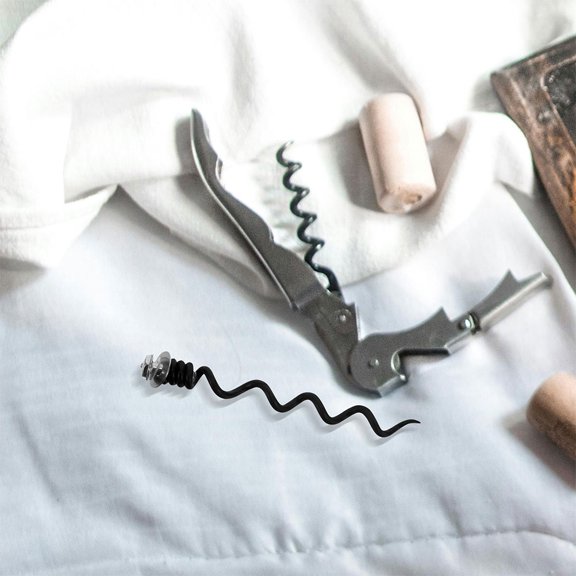 Vosarea 2Pcs Steel Spiral Corkscrew Replacement Bits for Wine Opener Kit
