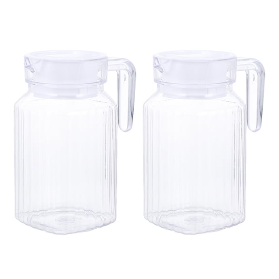 Vosarea Large Capacity Transparent Plastic Pitcher, Ideal for Home Beverages