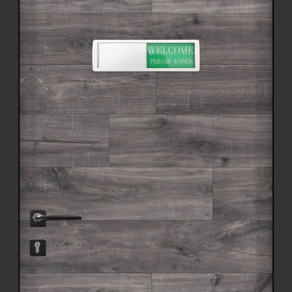 Vosarea 2Pcs Office Do Not Disturb Sign with Slider Indicator in Assorted Colors