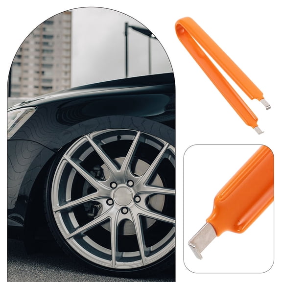 Vosarea 2Pcs Portable Orange Car Fuse Removal Tool Steel Auto Fuse Installation and Extraction