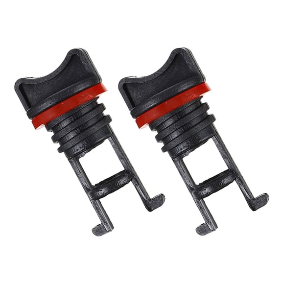 Vosarea 2Pcs Practical Kayak Drain Hole Plugs Nylon Threaded Leak Proof for Boat Use