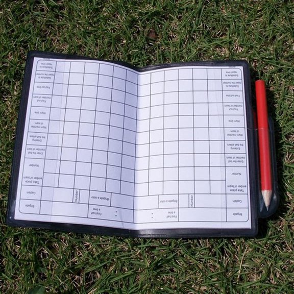 Vosarea 2Pcs Referee Set with Yellow and Red Cards Whistle and Scorebook for Soccer Officiating