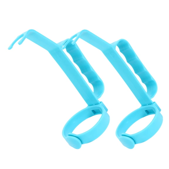 Vosarea 2Pcs Sturdy Blue Drink Bottle Carrier Handle for Soda Bottles with Stable Hold