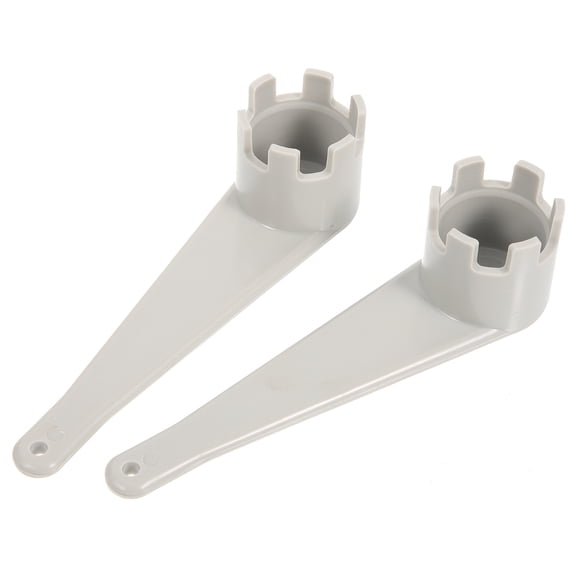 Vosarea 2Pcs Valve Wrench for Installing Valve Spanner Grey PVC for Boating