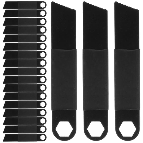 Vosarea 30Pcs All Weather Camping Fire Starter Tool Steel Flint Striker for Survival Gear