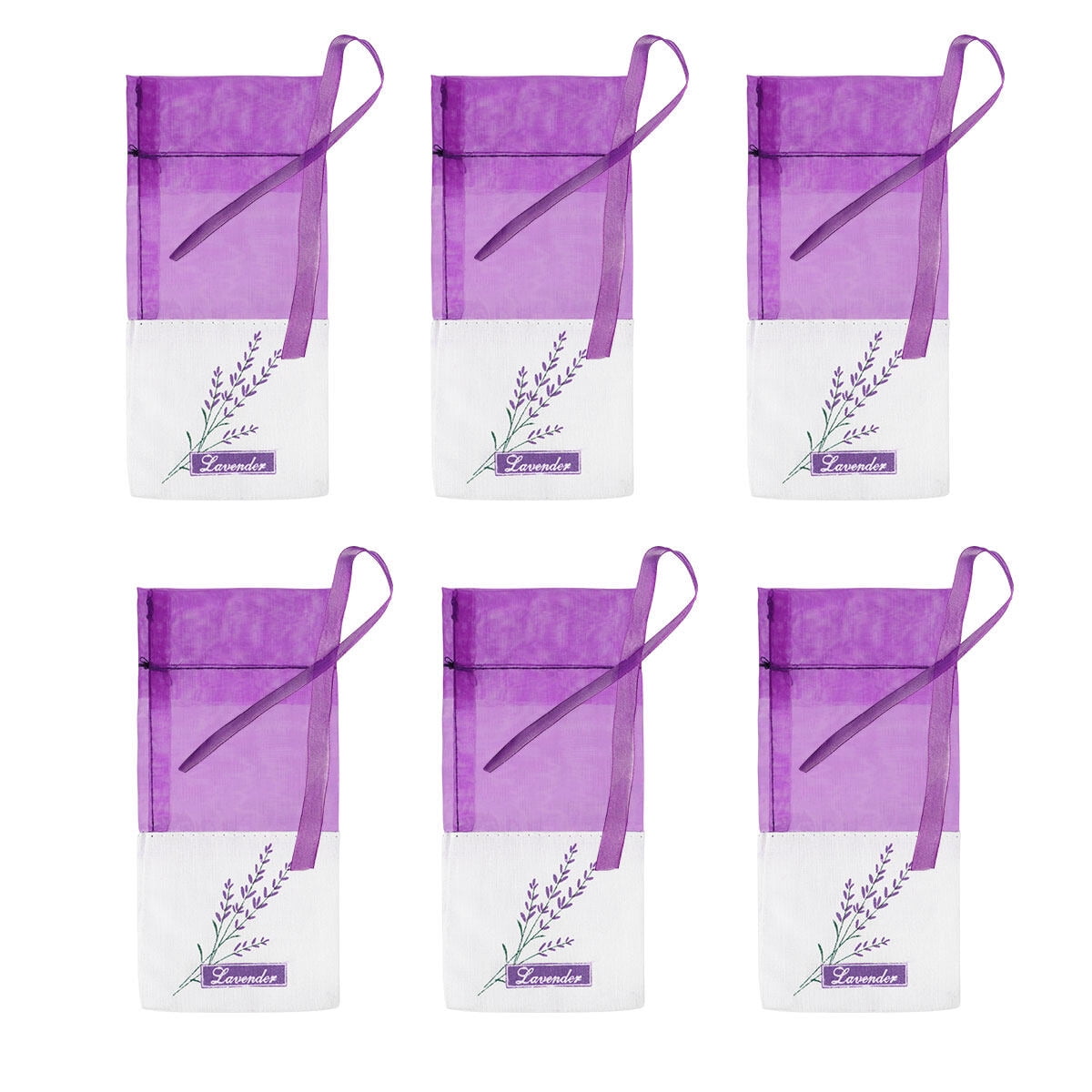 30pcs Empty Sachets Bag Flower Printing Fragrance Lavender Sachet Bag