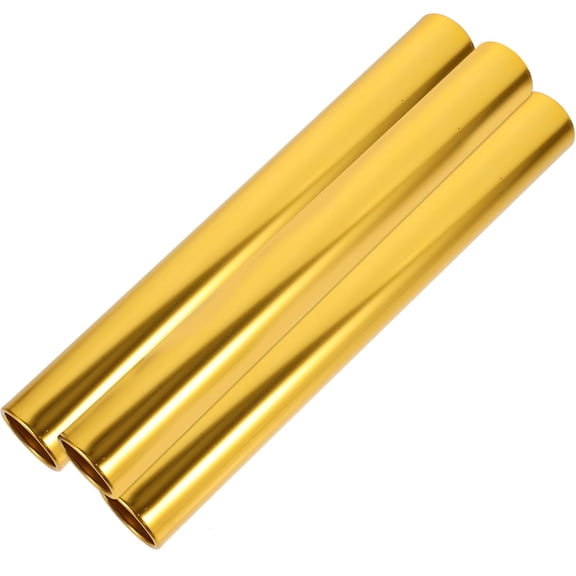 Vosarea 3Pcs Aluminum Relay Baton for Relay Races Lightweight Grip Sports Equipment