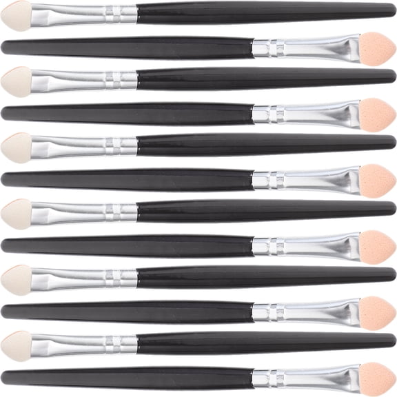 Vosarea 48Pcs Washable Black Sponge Brushes for Versatile Painting and Doodling Use