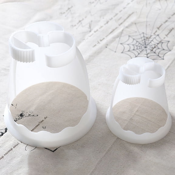 Vosarea 4-Pack White Plastic Flower Packing Fixing Stands for Home and Shop Decoration, Floral Arrangement Holders