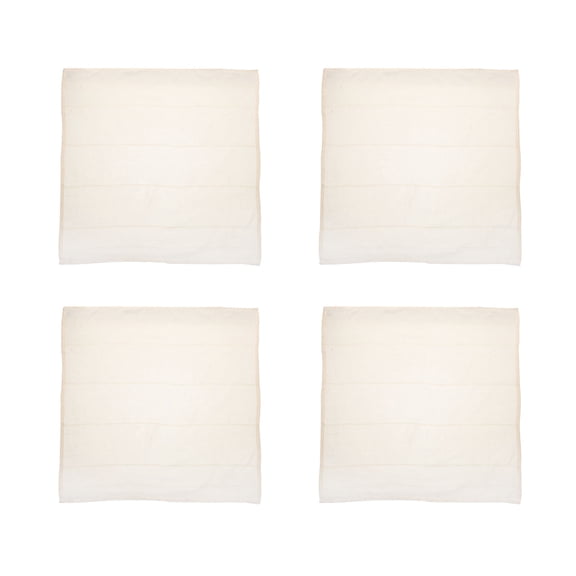 Vosarea 4Pcs Soy Bean Filter Cloth Reusable Cotton Cheesecloth for Bean Curd White