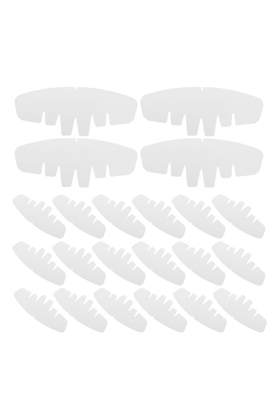 50Pcs Baseball Cap Crown Inserts White Hat Liner for Hat Shape Maintenance and Support