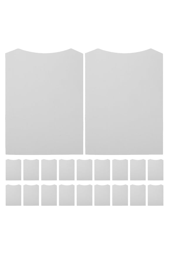 50Pcs Folded Shirt Cardboard Inserts for T Shirt Storage and Retail Use