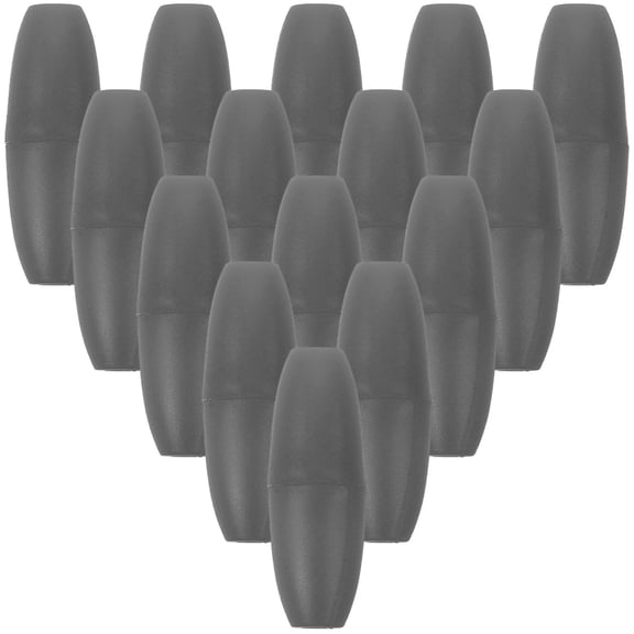 Vosarea 50Pcs Friendship Bracelet Clasps and Closures Dark Grey Plastic Connectors for Crafting Accessories