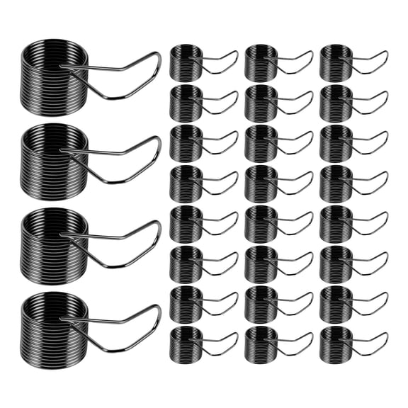Vosarea Sewing Machine Thread Tensioner Spring, Black, Iron, Precise Calibration, Efficient Line Management