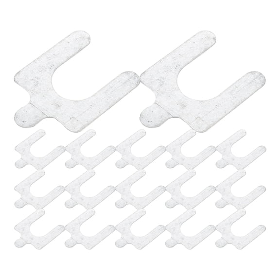 Vosarea 50pcs U Shaped Steel Shim for Camber Caster Alignment Tool for Vehicle Maintenance