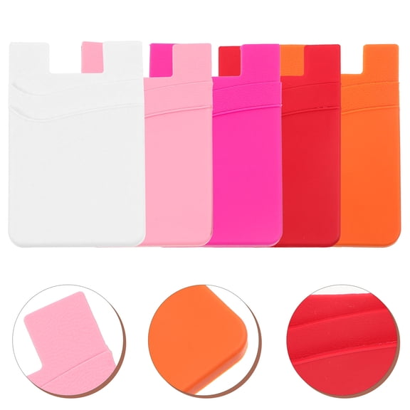 Vosarea 5Pcs Cellphone Wallet Back Pocket for Easy Access and Lightweight Carry