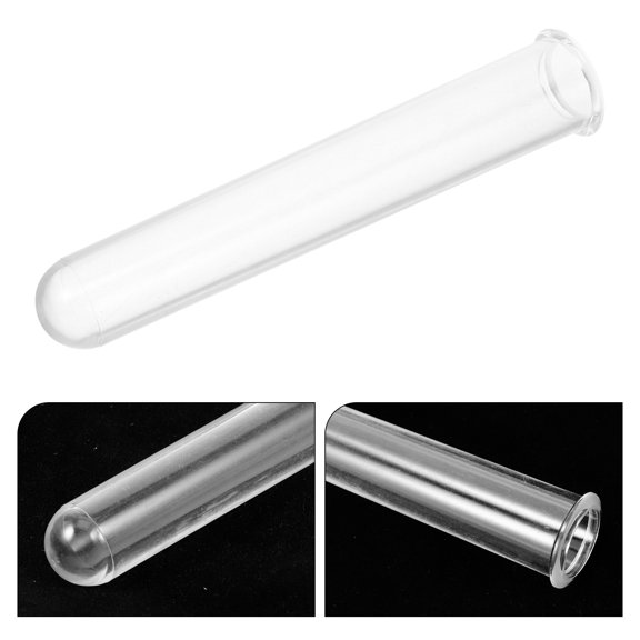 Vosarea 5Pcs Compact Acrylic Test Tubes for Bar Cocktail Party Liquid Storage Round Bottom