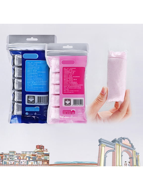 5Pcs Cotton Disposable Panties Lightweight Breathable Briefs for Women Travel and Daily Comfort